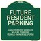 Signmission Designer Series-Unauthorized Vehicles Will Be Towed Green, 18" x 18", G-1818-9746 A-DES-G-1818-9746 - alternate 1